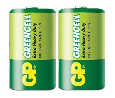 GP Greencell D Batterie Mono 2er-Pack