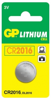 GP CR2016 Lithium Knopfzelle 3 V