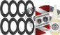 Preview: Bang & Olufsen Beolab Penta Speaker Surround Re-Foam Repair Kit - 8 Pieces Surrounds For Woofer