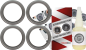 Preview: Dali 109 Speaker Surround Re-Foam Repair Kit - 4 Pieces Surrounds For Woofer