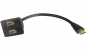 Preview: High Speed HDMI Male To 2X HDMI Female Adapter Splitter Cable With Ethernet