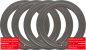 Preview: Electro Voice Status 50 Speaker Surround Re-Foam Repair Kit - 4 Pieces Surrounds