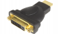 Preview: HDMI to DVI Adapter HDMI Male 19 pin to DVI 24+1 Female Gold Plated