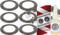 Preview: Infinity RS II Speaker Surround Re-Foam Repair Kit - 6 Pieces Surrounds For Midrange
