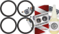 Preview: Jbl 4350B Studio Monitor Speaker Surround Re-Foam Repair Kit - 4 Pieces Surrounds For Woofer