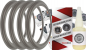 Preview: Jbl Model L150 Speaker Surround Re-Foam Repair Kit - 4 Pieces Surrounds For Woofer