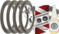 Preview: Kenwood LS-770 Lautsprecher Sicken Reparatur Set - 4 Stück Sicken