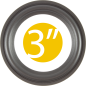Preview: 3" - 84.5mm Speaker Rubber Surround - Edge