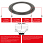 Preview: 6" - 158mm Lautsprecher Schaumstoffsicke