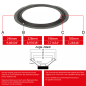 Preview: 9" - 246mm Lautsprecher Gewebesicke