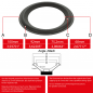 Preview: 3" - 100mm Lautsprecher Schaumstoffsicke