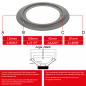 Preview: 4" - 126mm Lautsprecher Schaumstoffsicke