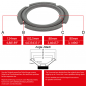 Preview: 4" - 124mm Lautsprecher Schaumstoffsicke