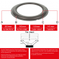 Preview: 7" - 203mm Lautsprecher Schaumstoffsicke