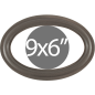 Preview: 9"x6" - 230x158mm Speaker Oval Foam Surround - Edge