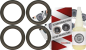 Preview: Philips FB 840 Speaker Surround Re-Foam Repair Kit - 4 Pieces Surrounds For Woofer