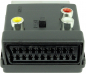 Preview: Scart Adapterstecker 3 Cinch Umschaltbar