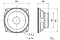 Preview: Visaton FR 7 Breitbandlautsprecher 10 W 4 Ohm