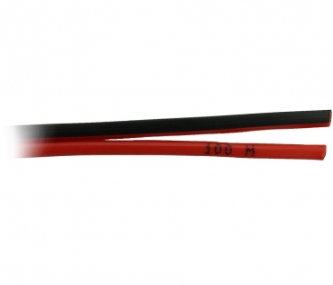 100 Meter Lautsprecherkabel Rot Schwarz 2,5 mm2