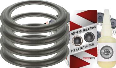 Audio Physic Caldera / Scan Speak 21W/8554-03 Speaker Surround Re-Foam Repair Kit - 4 Pieces Surrounds