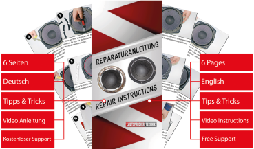 Preview: Dali 107 Speaker Surround Re-Foam Repair Kit For Woofer