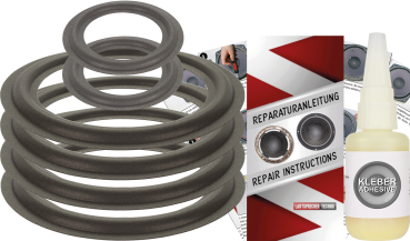 Preview: Dali 8 Lautsprecher Sicken Reparatur Komplett Set Für Tieftöner Und Mitteltöner