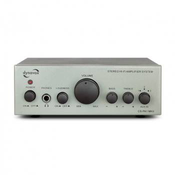 Dynavox CS-PA1 MKII Mini-Verstärker Silbergrau