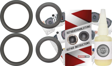 Electro Voice Interface: α Speaker Surround Re-Foam Complete Repair Kit For Passive Radiator And Woofer