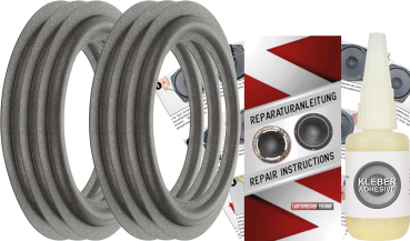 Electro Voice Link 10 Speaker Surround Re-Foam Complete Repair Kit For Passive Radiator And Woofer