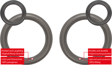 Preview: Infinity EL 20 Lautsprecher Sicken Reparatur Komplett Set Für Tieftöner Und Mitteltöner