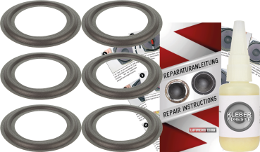 Infinity RS II Speaker Surround Re-Foam Repair Kit - 6 Pieces Surrounds For Midrange