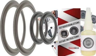 Jbl LX 800 Speaker Surround Re-Foam Complete Repair Kit For Woofer And Midrange
