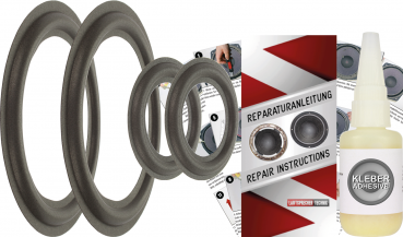 Magnat ALL-Ribbon 5B Speaker Surround Re-Foam Complete Repair Kit For Woofer And Midrange