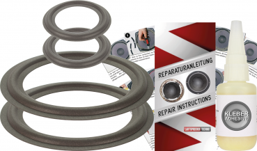 Onkyo MODEL SC-550 MKII Speaker Surround Re-Foam Complete Repair Kit For Woofer And Midrange