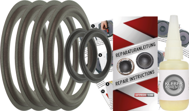 Quadral Allsonic SL 205 Lautsprecher Sicken Reparatur Komplett Set Für Tieftöner Und Mitteltöner