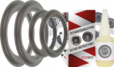 Quadral Merin MK III Speaker Surround Re-Foam Complete Repair Kit For Woofer And Midrange