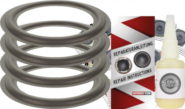 Quadral Phonologue Gold Altan Lautsprecher Sicken Reparatur Set - 4 Stück Sicken