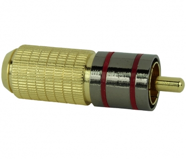 Dynavox RCA Connector, Gold, Red