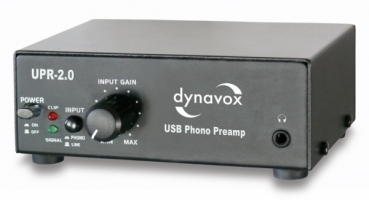 Dynavox UPR-2.0 USB-Phono-Vorverstärker Schwarz