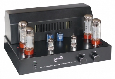 Dynavox VR-70E II Vacuum Tube Integrated Amplifier Phono Black