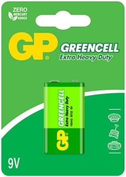 GP Greencell 9 Volt Batterie