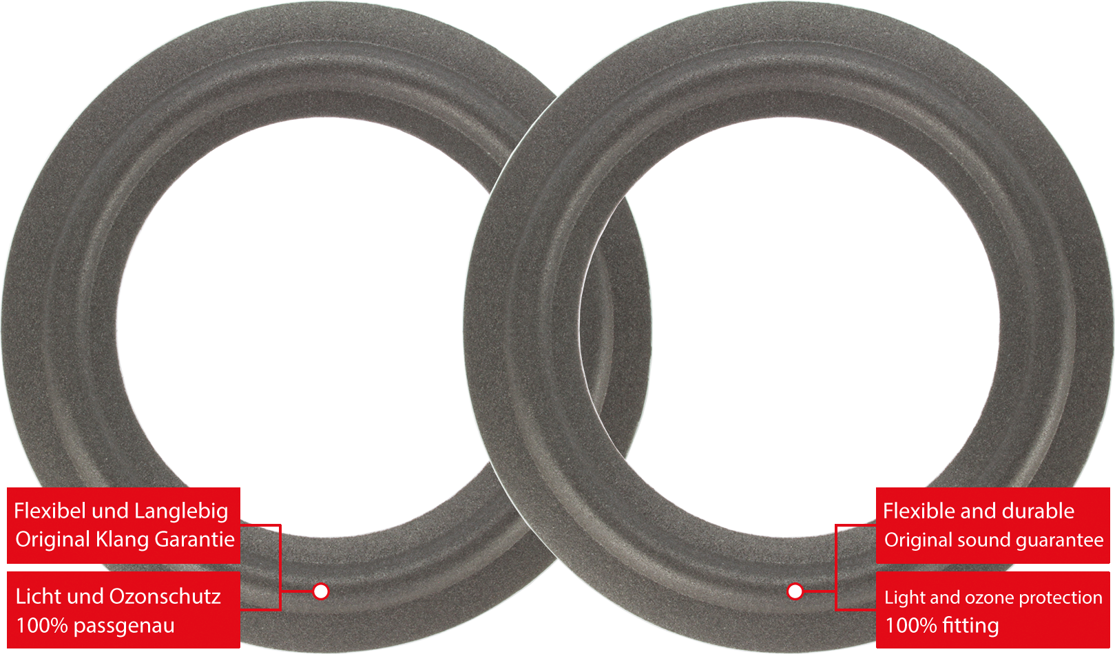 Acoustic energy discount replacement drivers