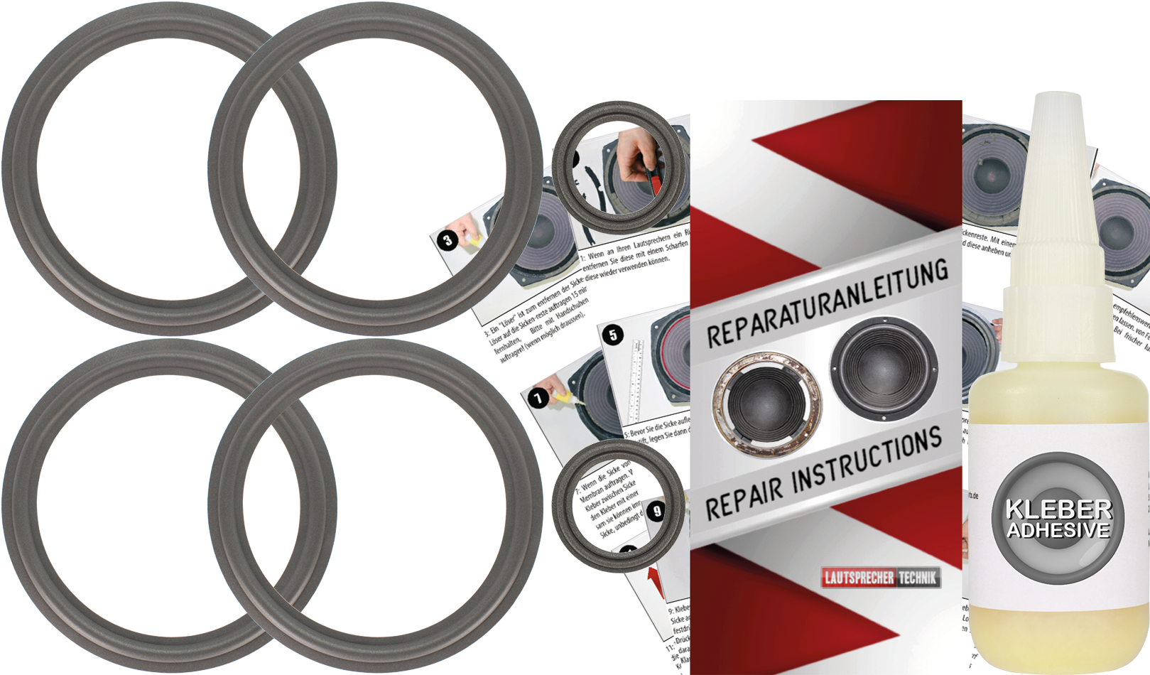 Lautsprecher Technik Jbl Model L150 Speaker Surround ReFoam Complete