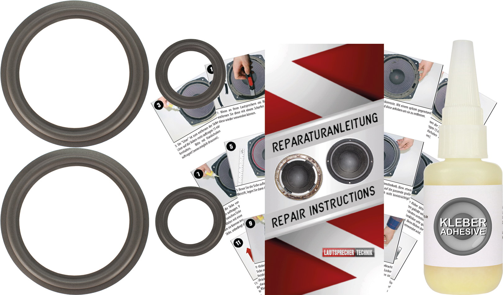 Jbl L66 Lancer Kit Riparazione Bordatura Altoparlanti YD220-01 - Foto 7