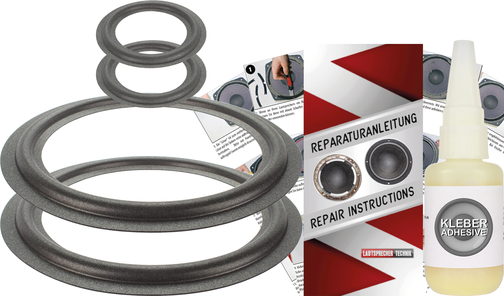 North Speaker Parts North Lautsprecher Teile 12" Schaumstoff Tieftöner Lautsprecher 12 Zoll Lautsprecher Suspension