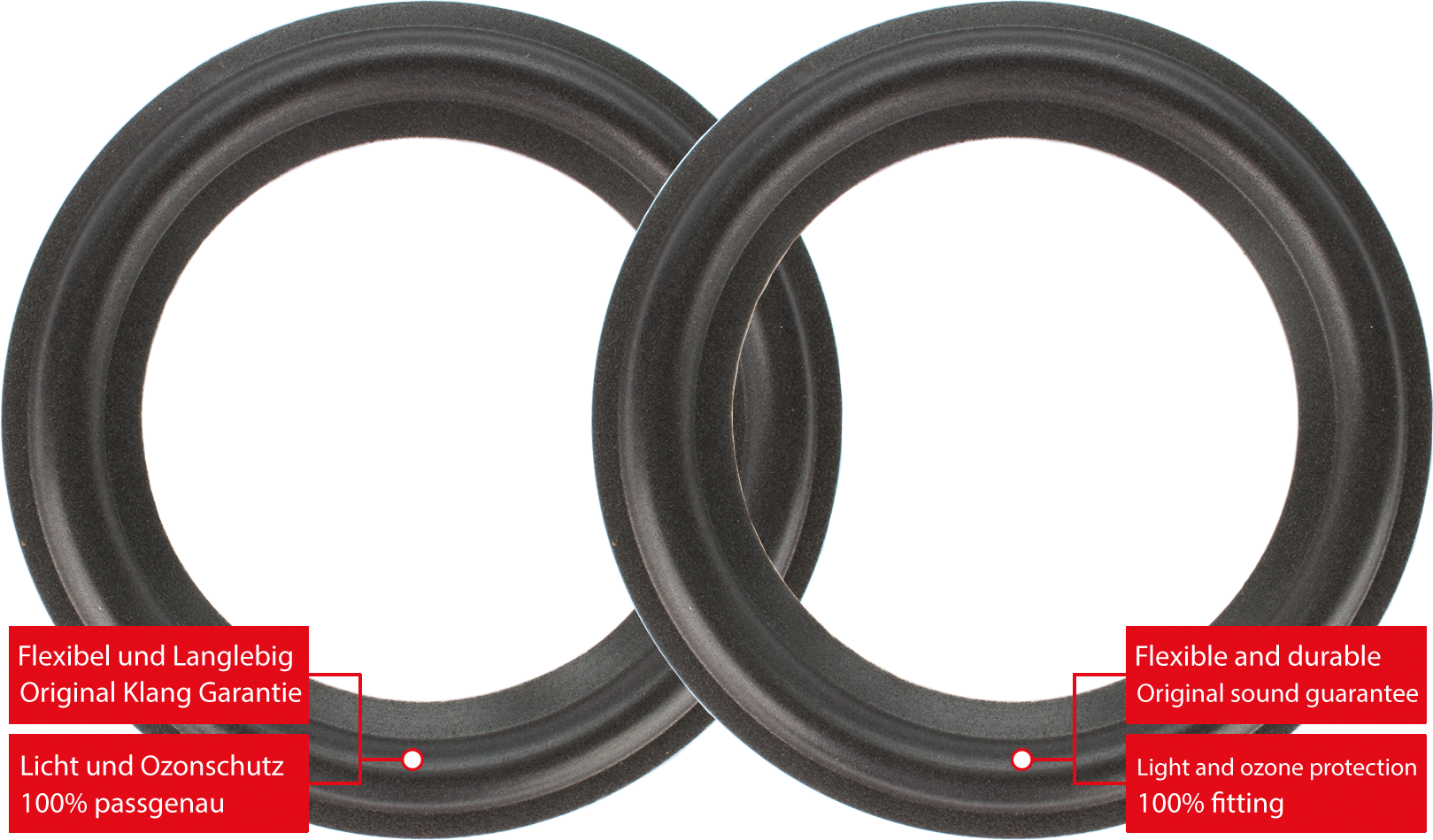 6 Woofer Audio Speaker Part Foam Edge Surrounds Repair Kit