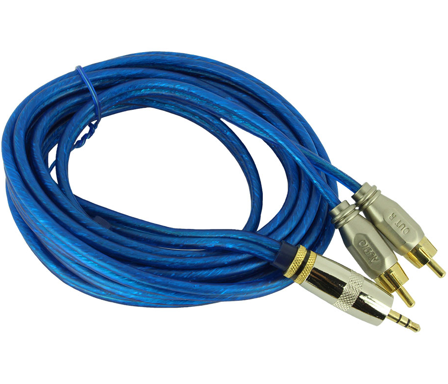 Lautsprecher Technik Dynavox 3.5mm to RCA Stereo Audio Cable 10 ft.