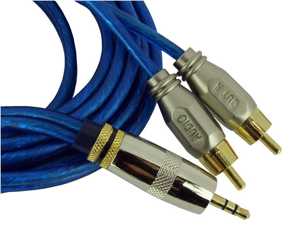 Lautsprecher Technik Dynavox 3.5mm to RCA Stereo Audio Cable 16 ft.