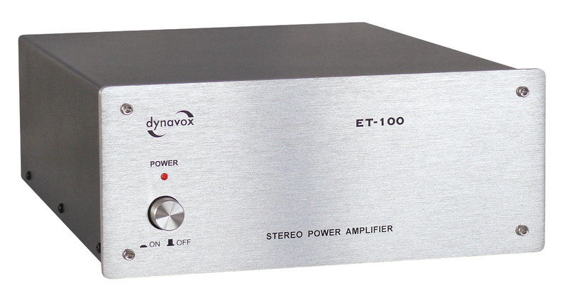 Dynavox ET-100 Amplificateur stéréo en Argent Noir 