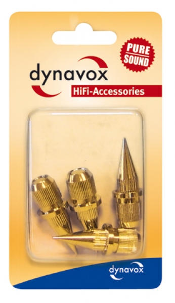 DYNAVOX SUB-WATT APPAREILS Boxenfüße Antibruit 4er Set Chrome EUR 12,95